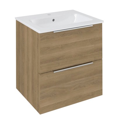 CIRASA umyvadlová skříňka 48x54x39cm, dub cuneo CR492-2525