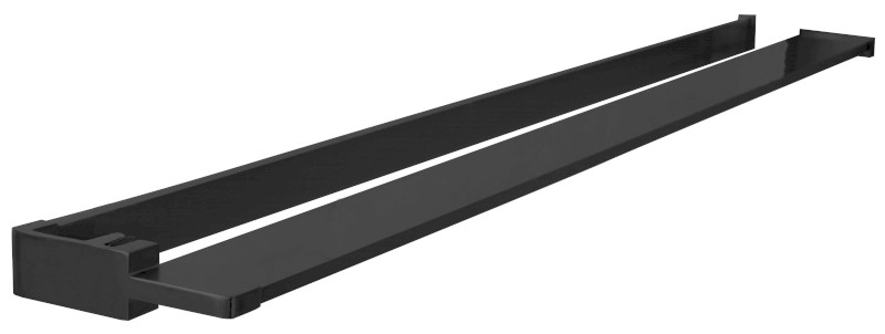 Police zkracovatelná na Walk-in zástěnu 60-140cm, černá mat EG1425