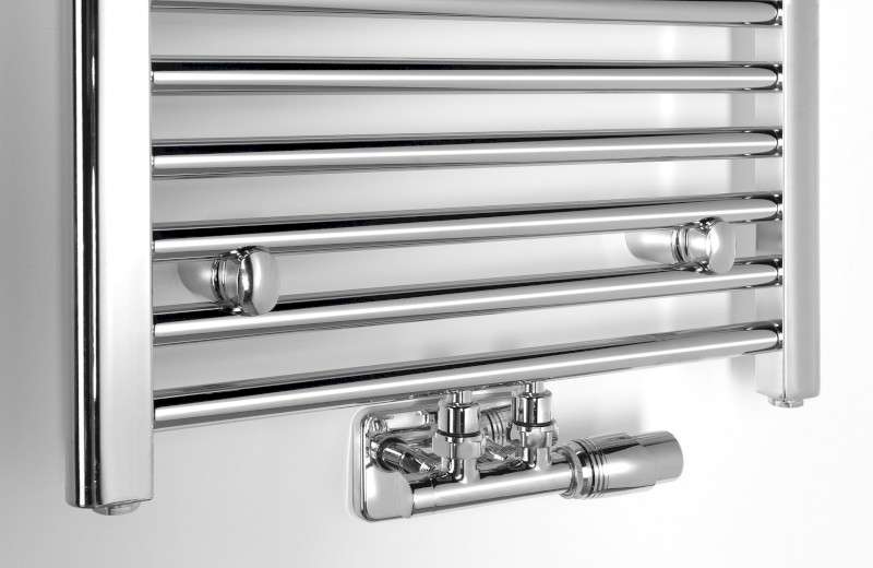 ALYA otopné těleso rovné 500x803mm, středové připojení, chrom LLS301