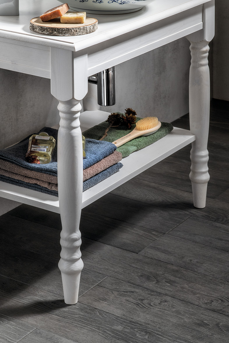 CIMBURA umyvadlový stolek 80x50x75cm, starobílá CIM850