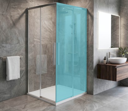 LUXOR sprchové dveře pro rohový vstup 900mm, čiré sklo GU2190CH