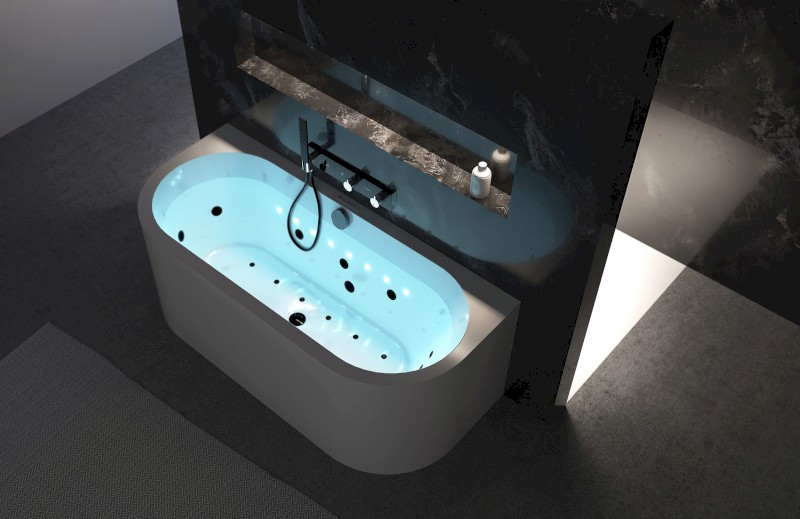 COLORTERAPIE RGB vnitřní bodové osvětlení vany, 8 LED diod 91408