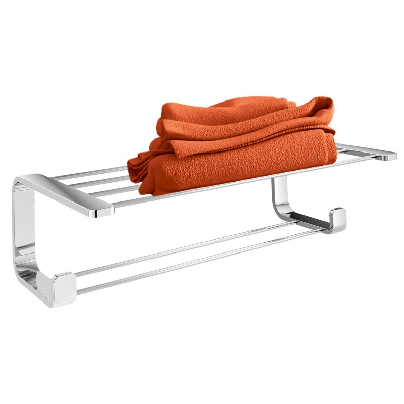 OUTLINE police na ručníky s hrazdou, chrom 323513