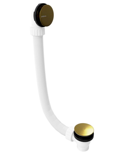 Vanová souprava bez napouštění, click-clack, délka 1200mm, zátka 72mm, zlato 71858.90