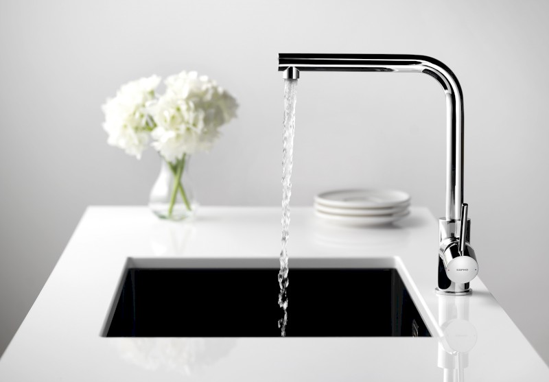 RONA stojánková dřezová baterie, chrom JK125