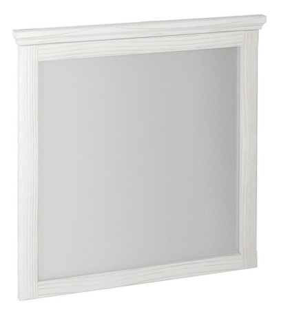 CROSS zrcadlo v dřevěném rámu 70x80cm, starobílá CR212