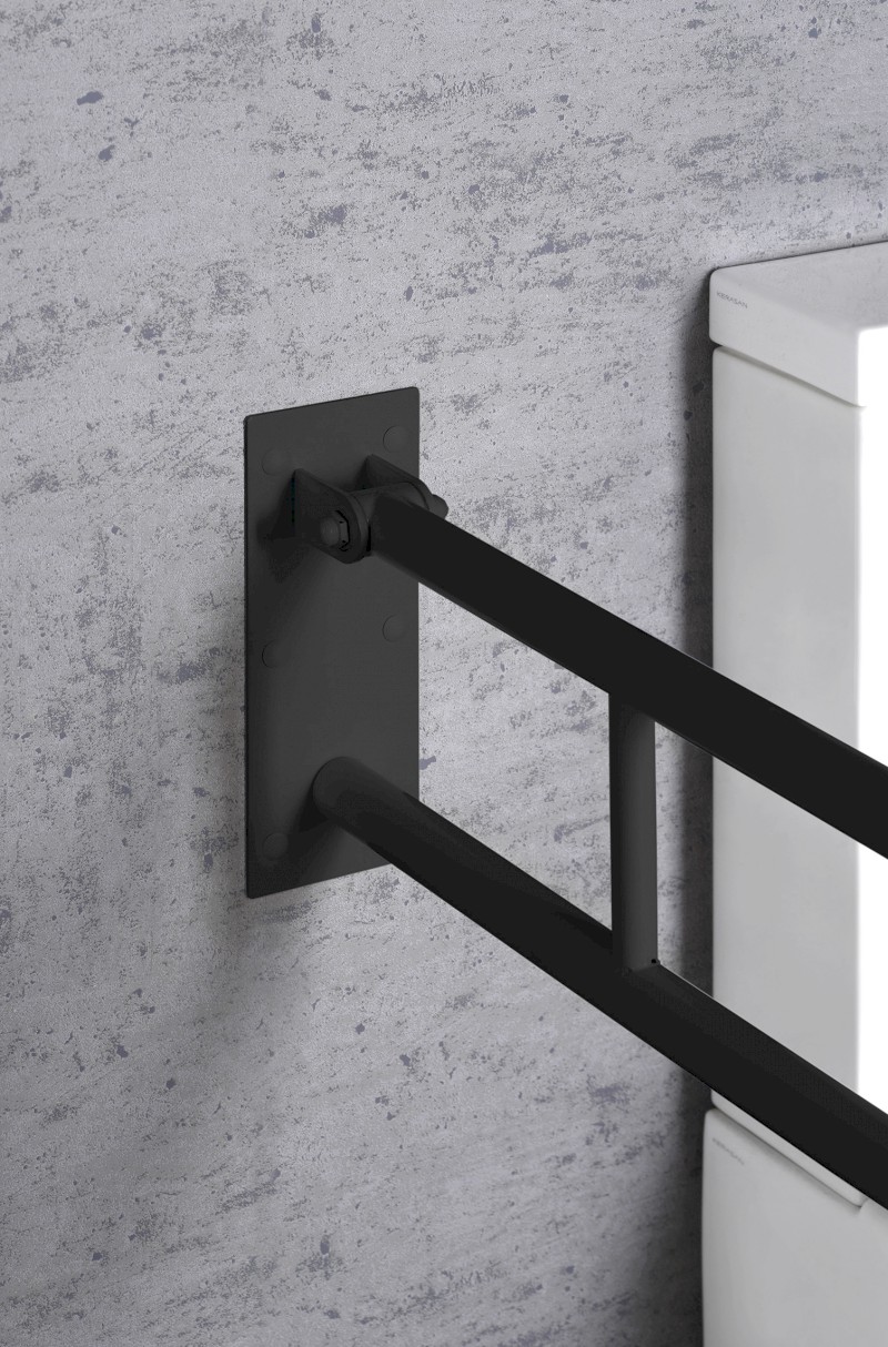 HANDICAP madlo sklopné 813mm, černá mat XH518B