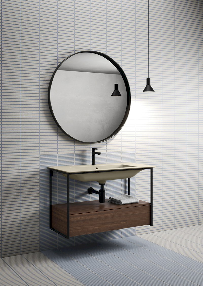 PURA keramické umyvadlo Slim 102x46cm, bílá mat 8886109