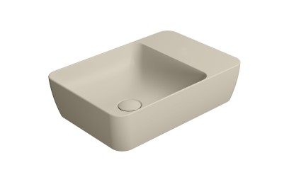 MODO keramické umyvadlo na desku 50x35cm, bez otvoru, creta mat 9884008
