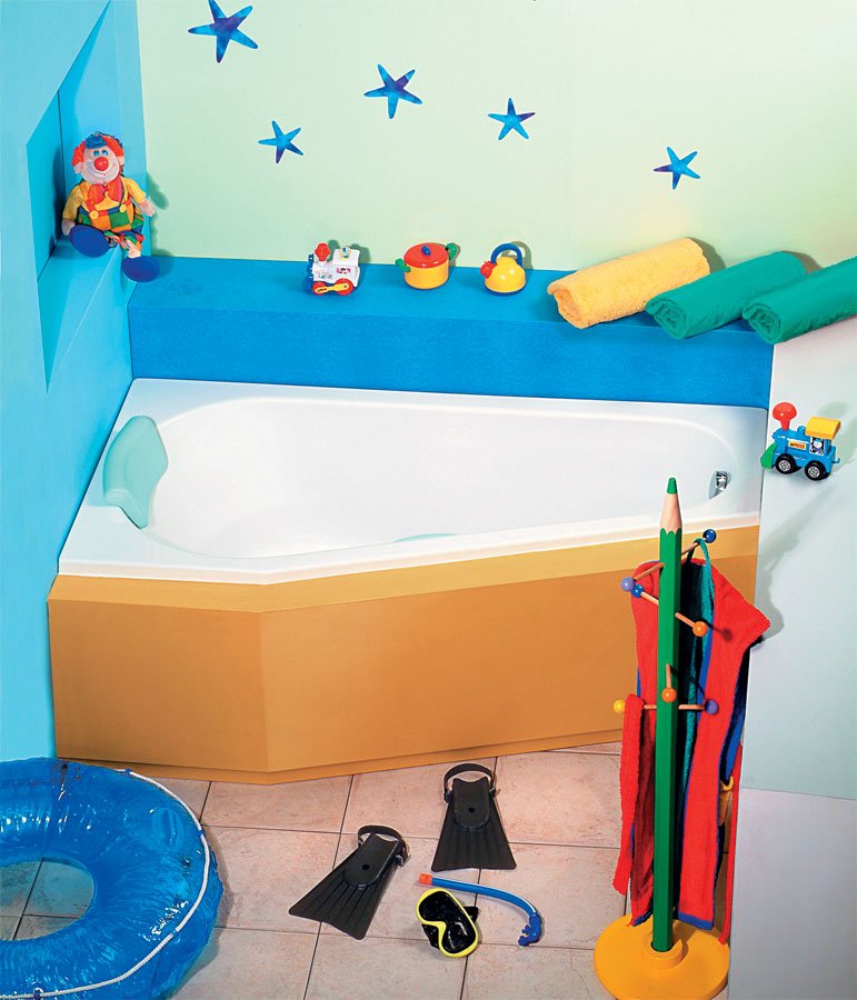 PROJEKTA R asymetrická vana 160x80x44cm, bílá 21111