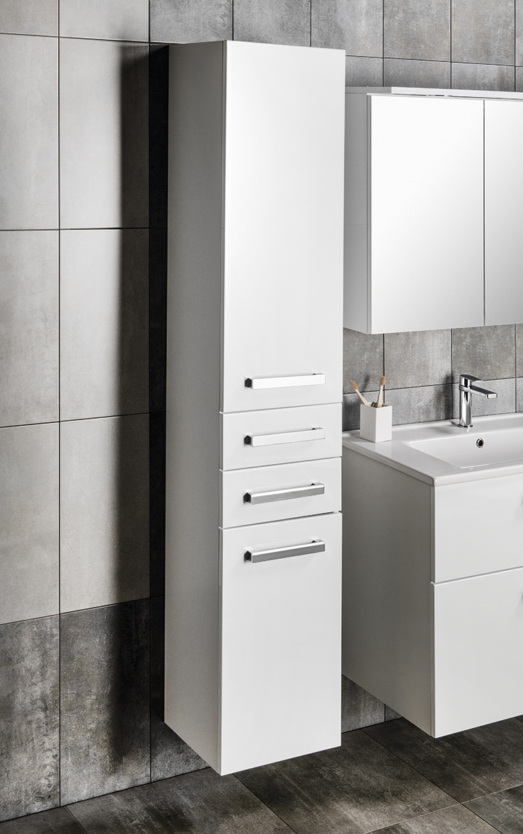 VEGA skříňka vysoká 35x184x31cm, bílá VG185