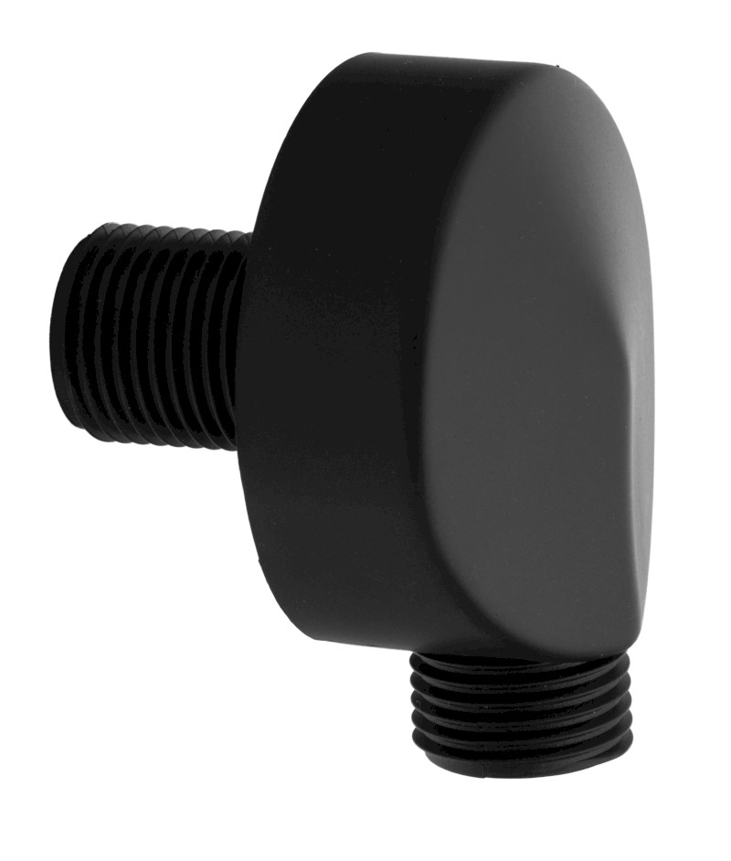 Vývod sprchy, průměr 55mm ABS/černá mat SC571B