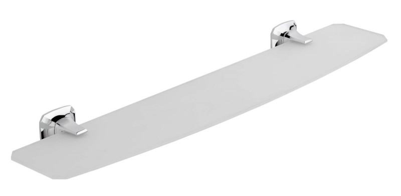 AIDA skleněná police 560 mm, chrom AI015