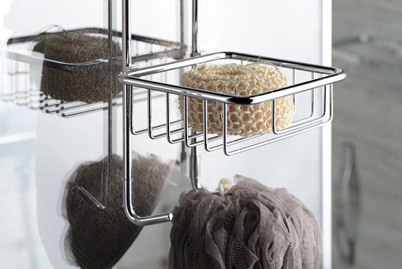 SMART police do sprchy závěsná, chrom XJ602