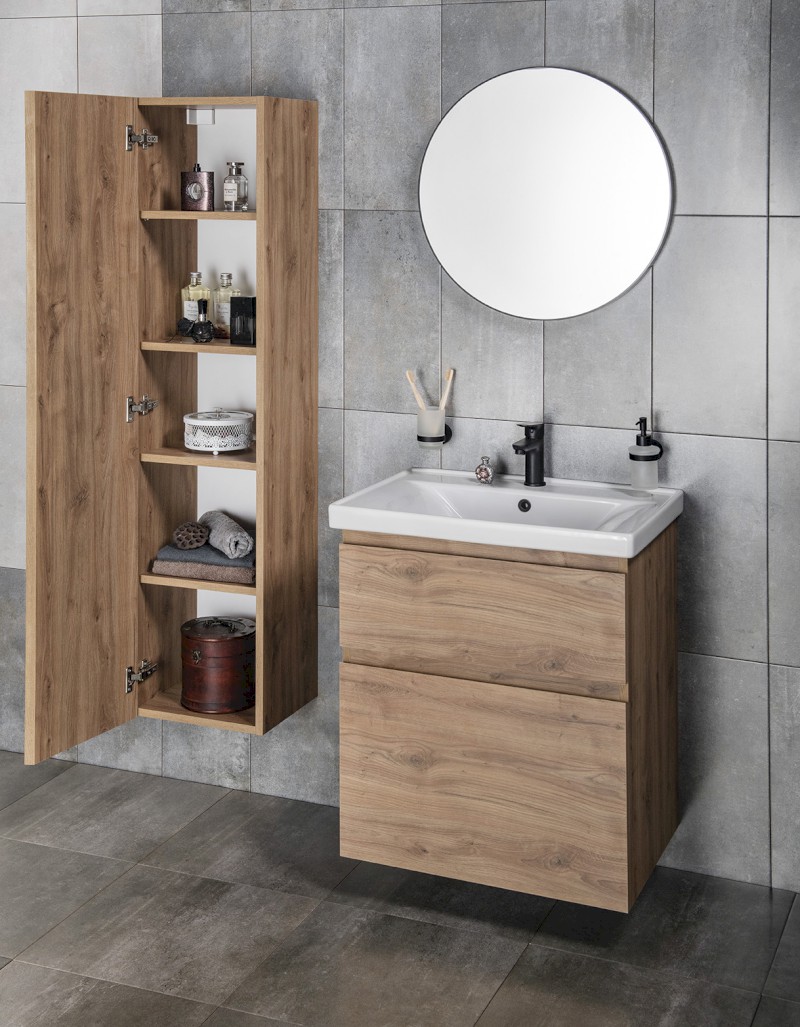 ALTAIR vysoká skříňka 35x150x31cm, dub emporio AI450