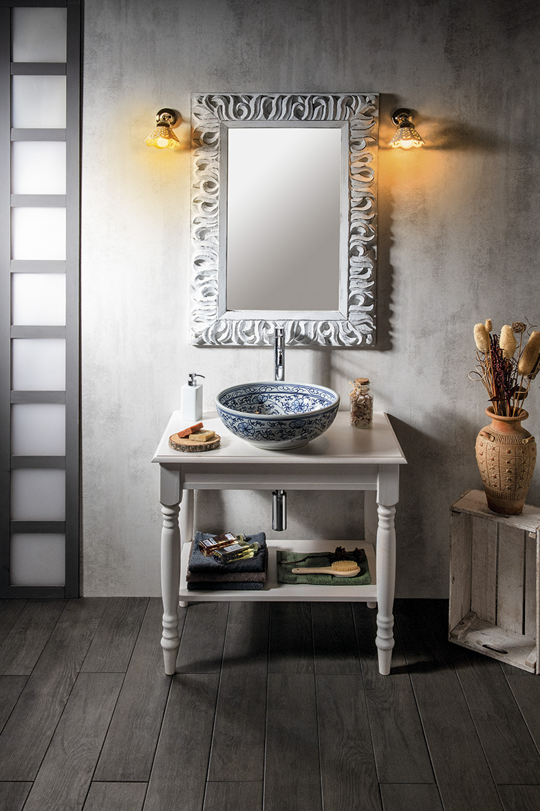 CIMBURA umyvadlový stolek 80x50x75cm, starobílá CIM850