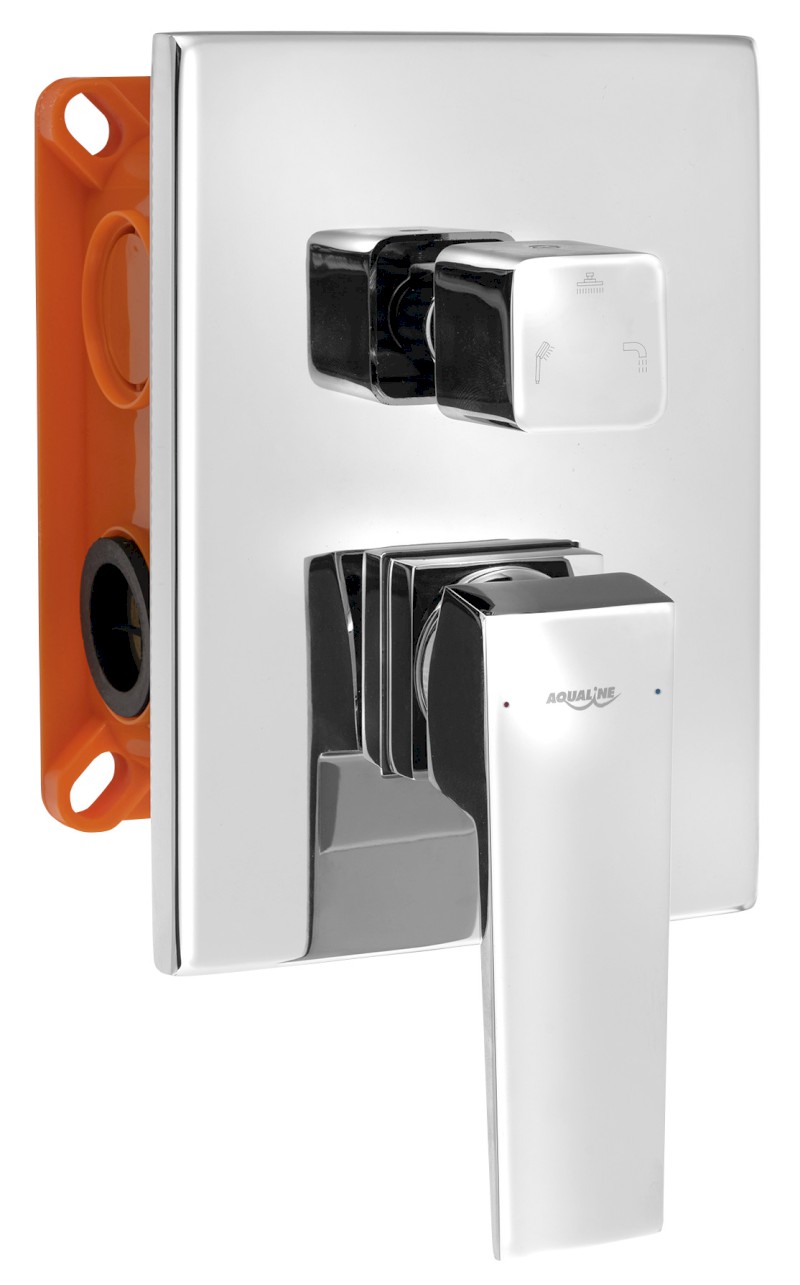 RITMO podomítková sprchová baterie, box, 3 výstupy, chrom RT043