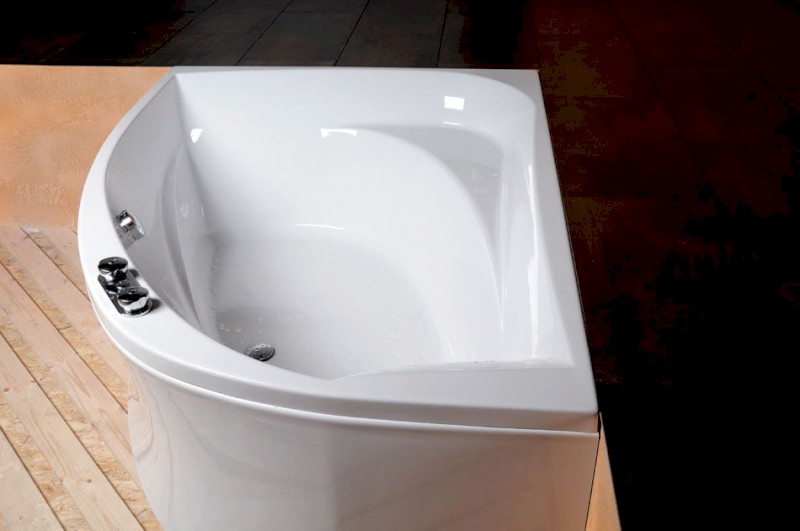 TANYA R asymetrická vana 160x120x49cm, bílá 66119