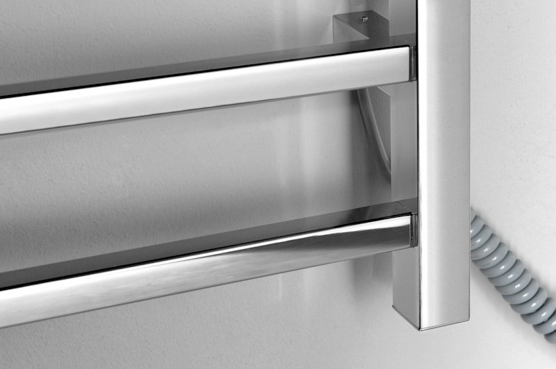 ESKINADO elektrický sušák ručníků, hranatý, 600x1500 mm, 130 W, nerez lesk ER450V