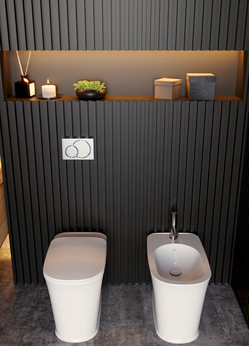 THE NEW YORKER bidet stojící 36,5x60cm, bílá 562001