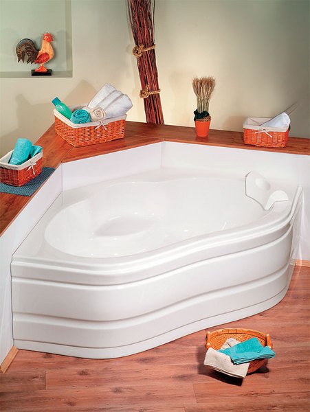 MAREA rohová vana 150x150x43cm, bílá 92111