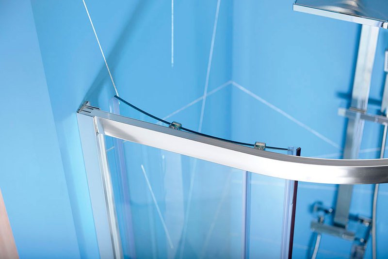 EASY čtvrtkruhová sprchová zástěna 900x900mm, L/R, čiré sklo EL2615