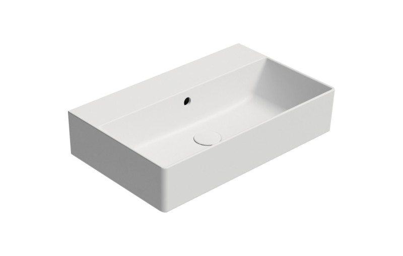 KUBE X keramické umyvadlo 60x37cm, bez otvoru, bílá mat 9454009
