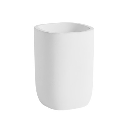 YLENIA sklenka na postavení, bílá YL9802