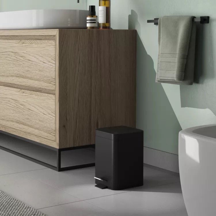 ARGENTA odpadkový koš 5l, Soft Close, černá mat 230914