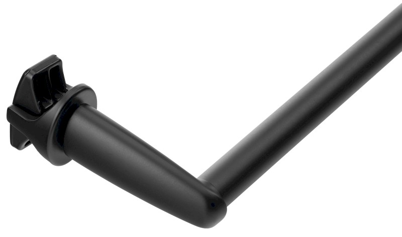 Sušák ručníků na otopná tělesa 36cm rovný, černá mat IDR-40B