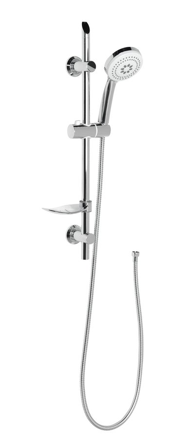 SUNRA sprchová souprava s mýdlenkou, posuvný držák, chrom 11444