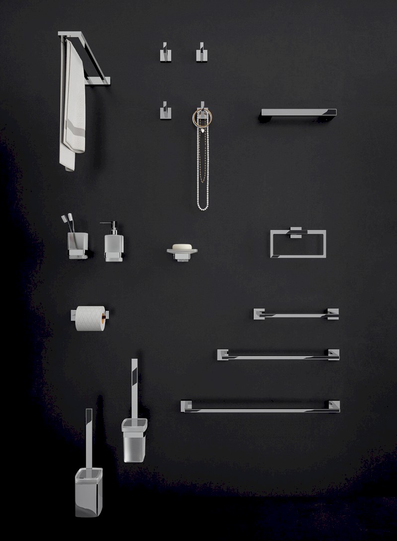 ELBA dávkovač mýdla, mléčné sklo, chrom A08113