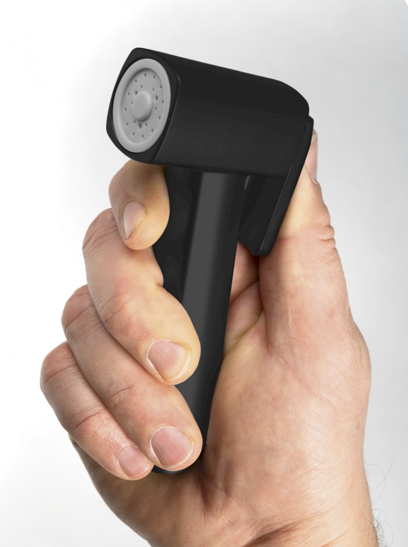 Bidetová sprška hranatá, ABS/černá mat BS109B