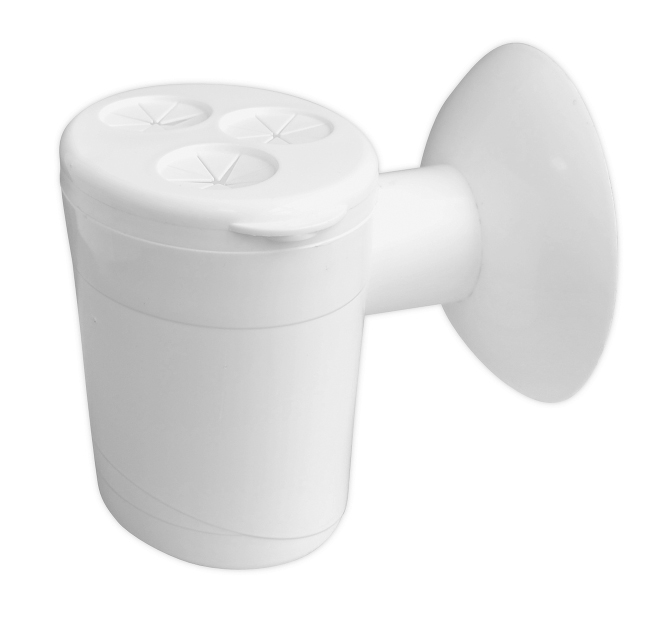 Kondenzační sifon s kuličkou, pro 3 hadice, bílá 168.454.0