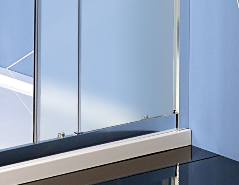 EASY čtvercová sprchová zástěna 900x900mm, sklo BRICK EL5138