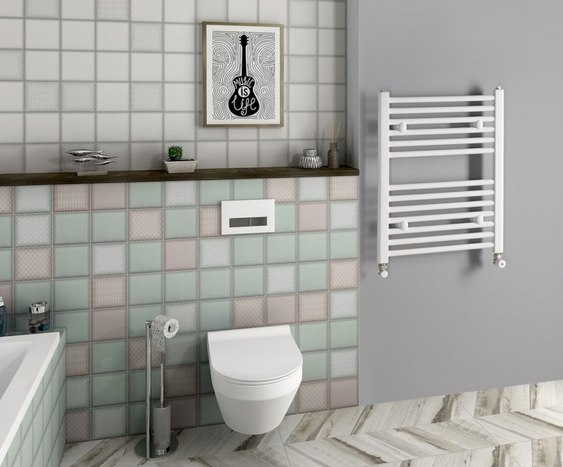 DIRECT otopné těleso s bočním připojením 500x640 mm, bílá ILR65T