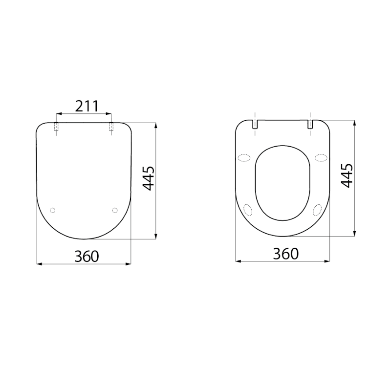 PAULA WC sedátko, SLIM, Soft Close, zlatá KC0903