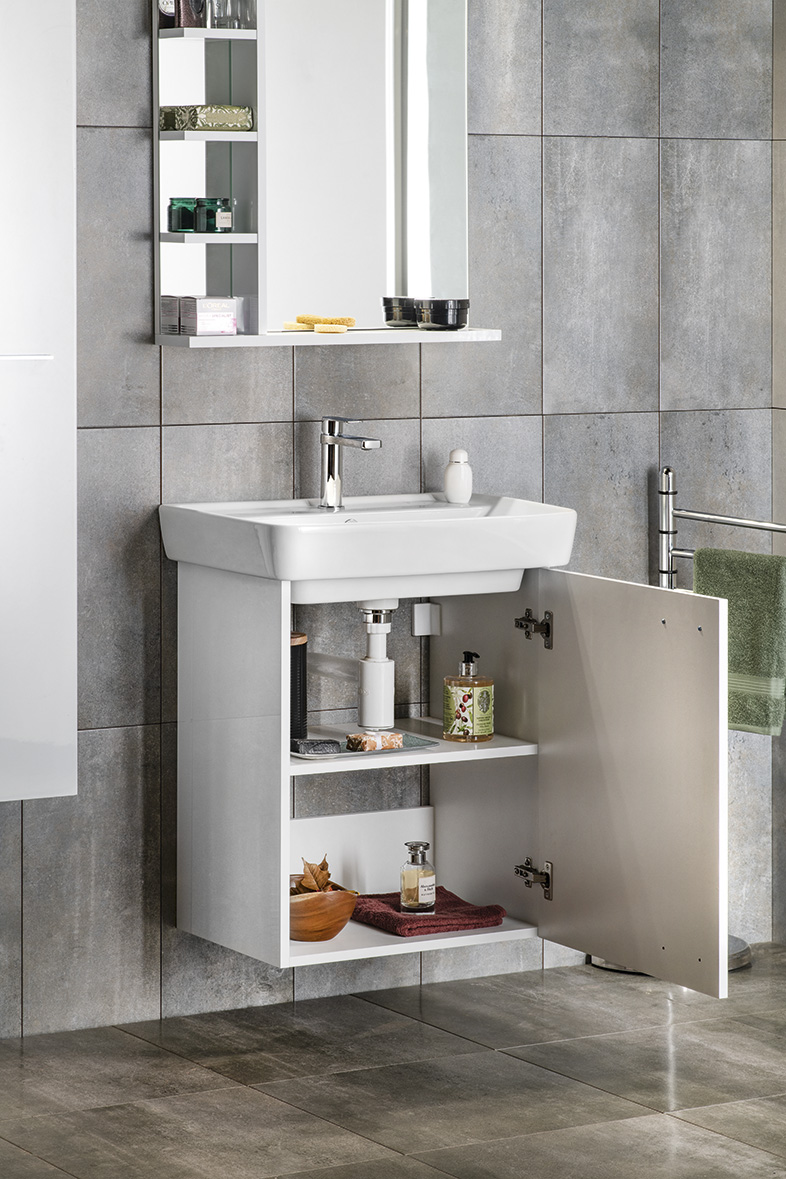 ZOJA umyvadlová skříňka 50,5x63x37,1cm, bílá 56373