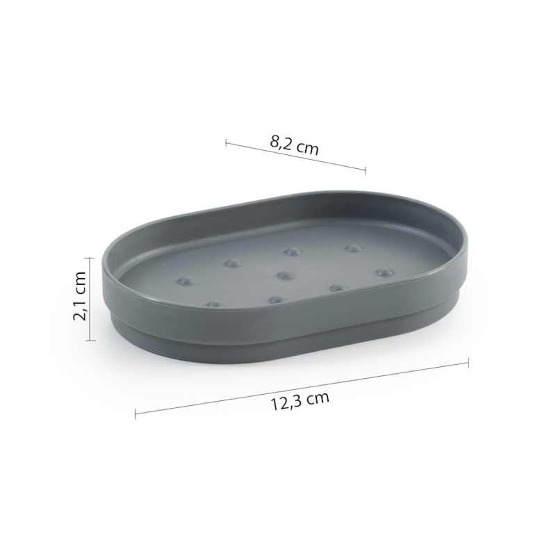 SHARON mýdlenka na postavení, šedá SH1108