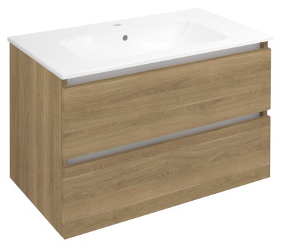 EZARA umyvadlová skříňka 79,8x52x46cm, dub cuneo EZ801-2525