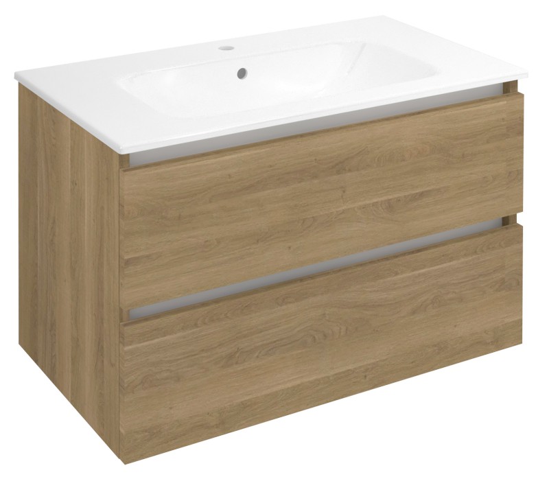 EZARA umyvadlová skříňka 79,8x52x46cm, dub cuneo EZ801-2525