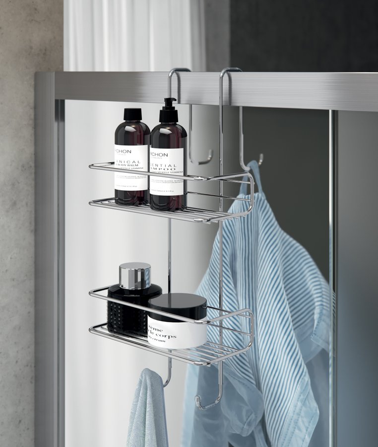 CHROM LINE police do sprchy závěsná, 240x490x220mm, chrom 2485