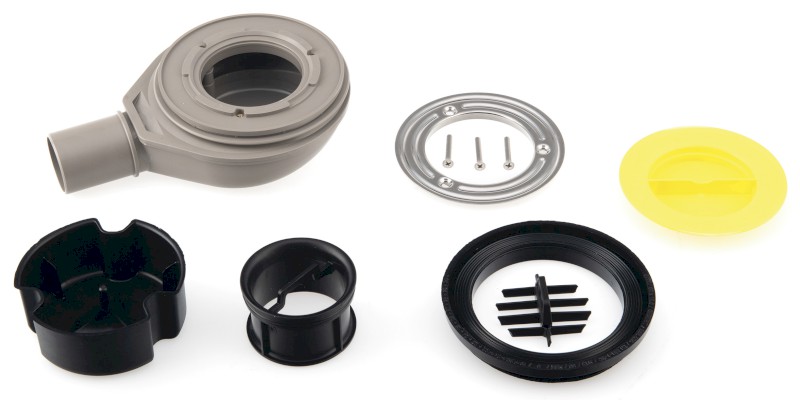 MIRAI vaničkový sifon, průměr 90mm, DN40, krytka zlato mat 72730GB