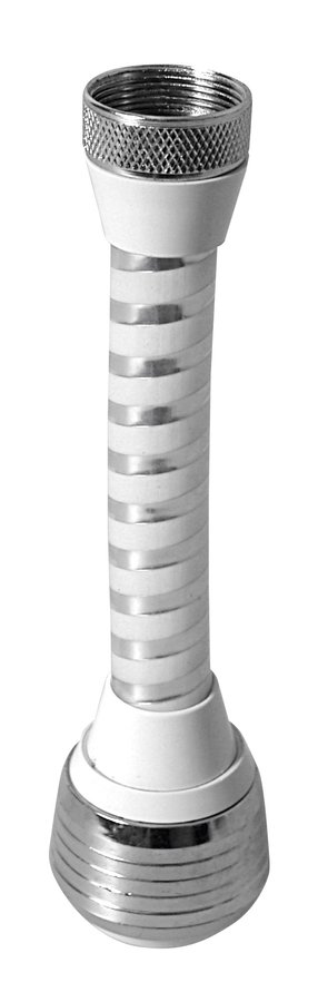 Perlátor dlouhý s přepínačem, vnitřní závit M22x1, chrom a plast B004