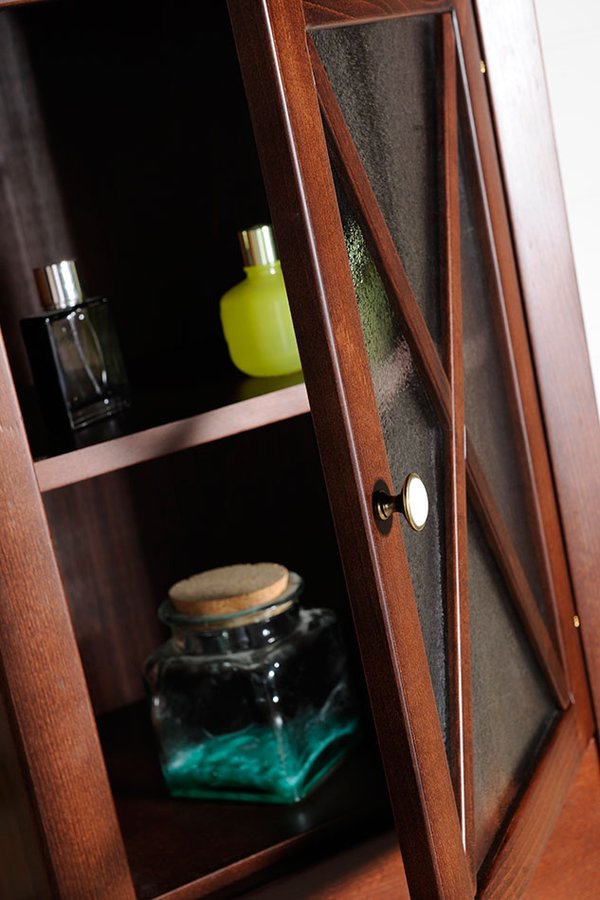 CROSS skříňka vysoká 49x170x39cm, levá, buk CR314