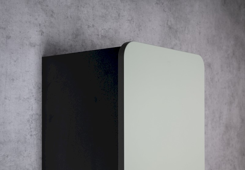 KERALA skříňka vysoká 38x143x32cm, 2x dvířka, levá/pravá, agila/antracit matný KR350-4334