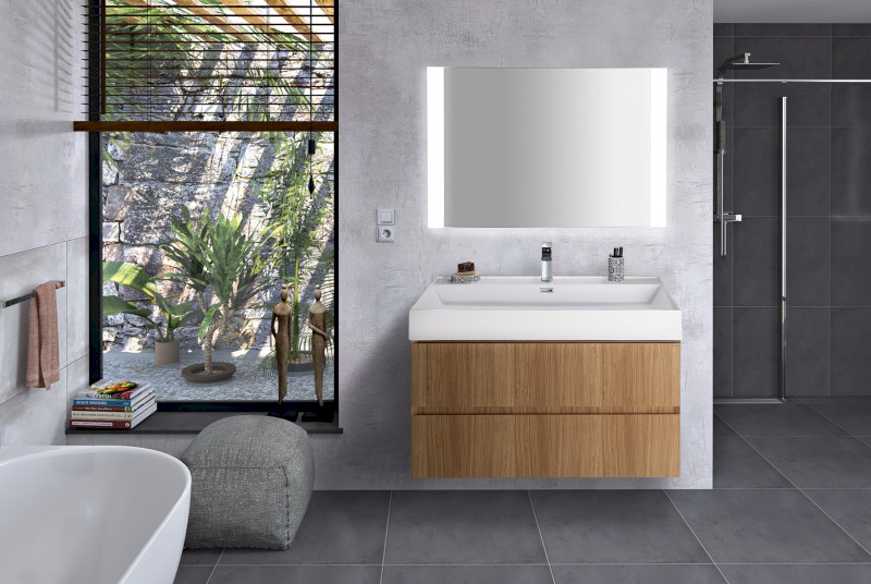 FILENA umyvadlová skříňka 82x51,5x43cm, dub FID1285D