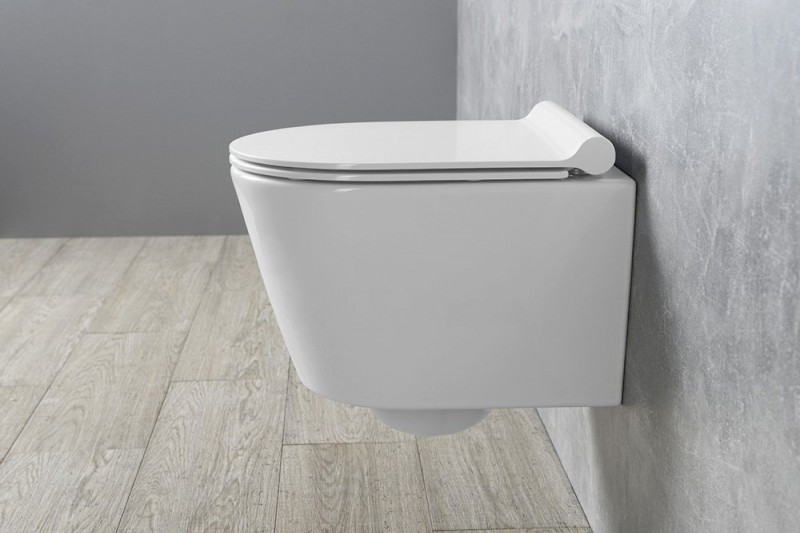 WC sedátko, SLIM, Soft Close, bílá MS76SN11