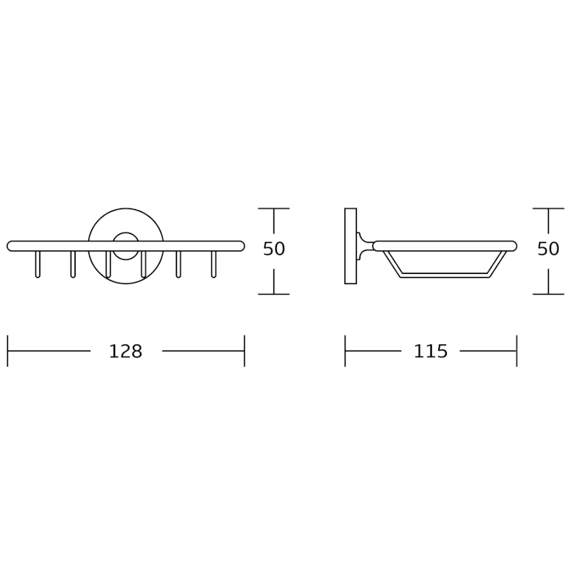 SAMBA mýdlenka drátěná, černá SB203