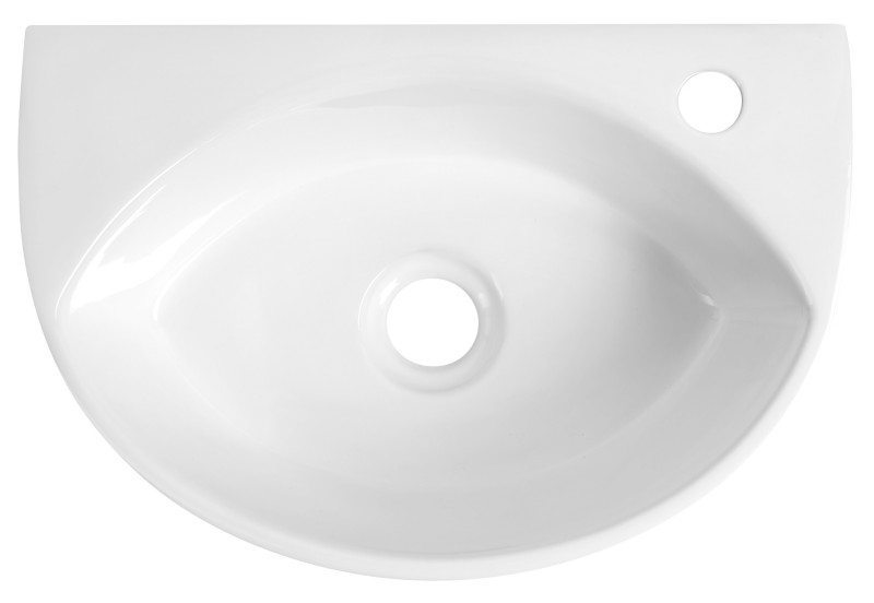 LIZA keramické umývátko 40x27cm, bílá NP412